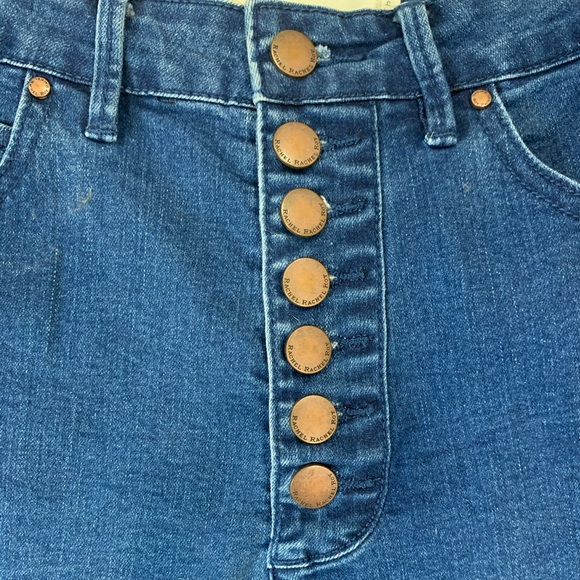 Rachel Roy High Waisted Denim Shorts - Picture 7 of 12